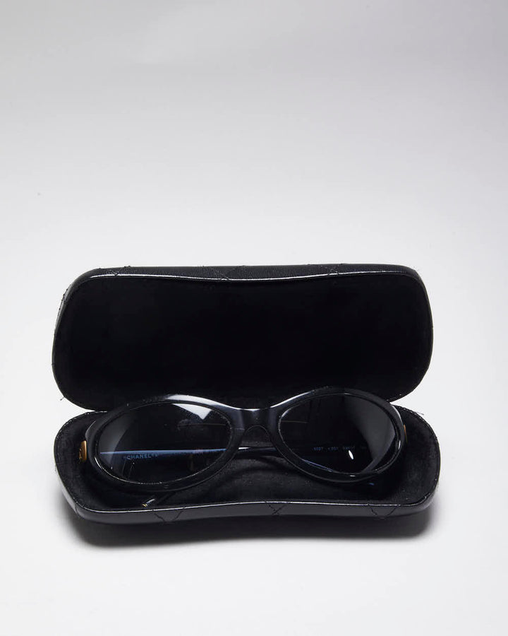 Vintage 90s Chanel Black Sunglasses