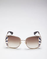 Vintage 2000's Women's Juicy Couture Floral Framed Sunglasses