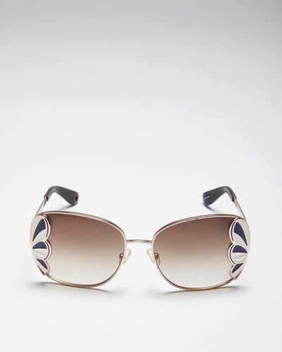Vintage 2000's Women's Juicy Couture Floral Framed Sunglasses
