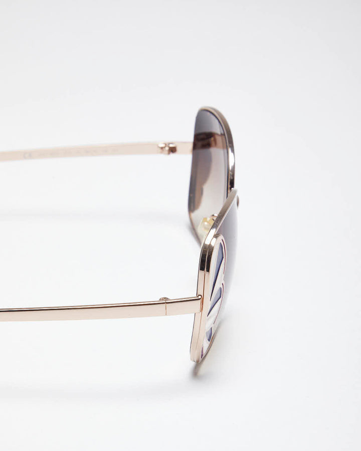Vintage 2000's Women's Juicy Couture Floral Framed Sunglasses
