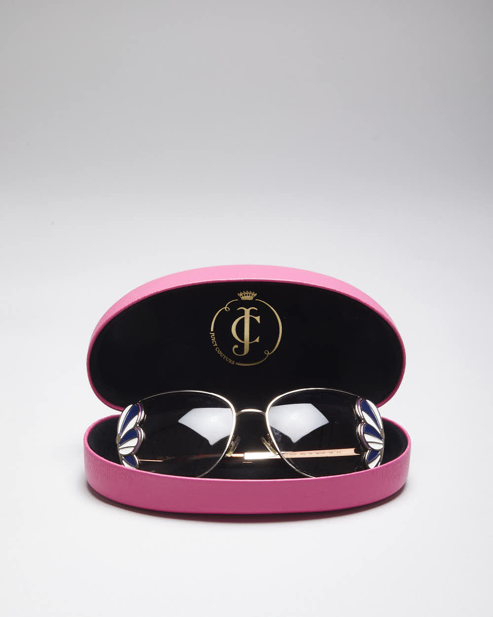 Vintage 2000's Women's Juicy Couture Floral Framed Sunglasses