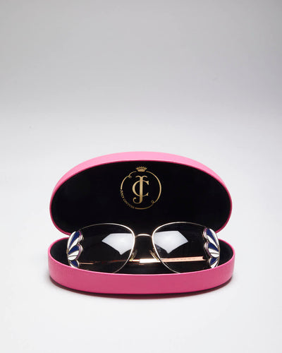 Vintage 2000's Women's Juicy Couture Floral Framed Sunglasses