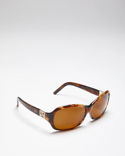 Vintage Y2K Elizabeth Arden Tortoise Shell Framed Gemmed Sunglasses