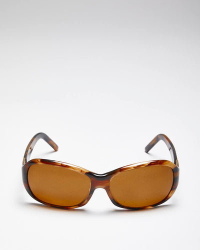 Vintage Y2K Elizabeth Arden Tortoise Shell Framed Gemmed Sunglasses