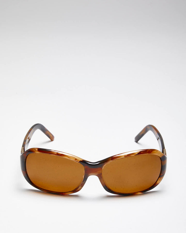 Vintage Y2K Elizabeth Arden Tortoise Shell Framed Gemmed Sunglasses