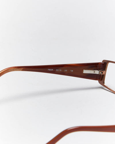 Vintage Y2k 00s Fendi Rhinestone Glasses Frames