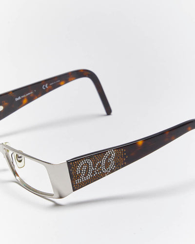 Vintage Y2k 00s Dolce & Gabbana Rhinestone Glasses Frames