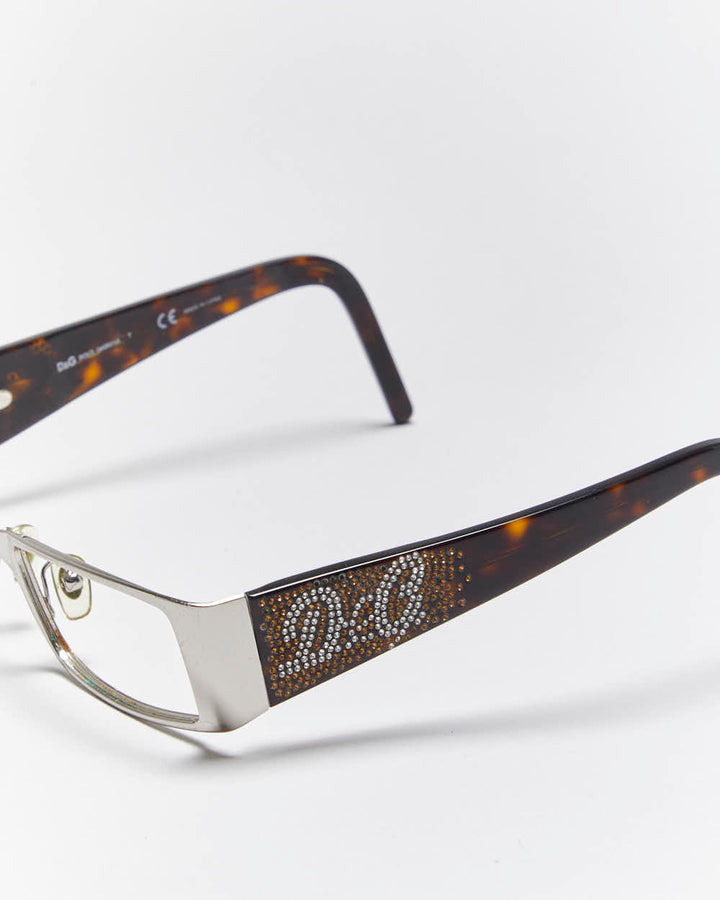 Vintage Y2k 00s Dolce & Gabbana Rhinestone Glasses Frames