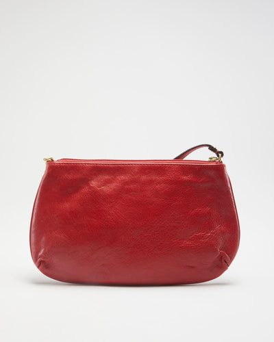 Y2K 00s Coach Red Leather Purse - O/S