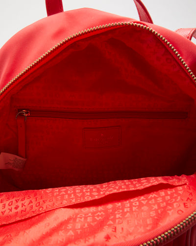 Kate Spade Red Nylon Backpack - O/S