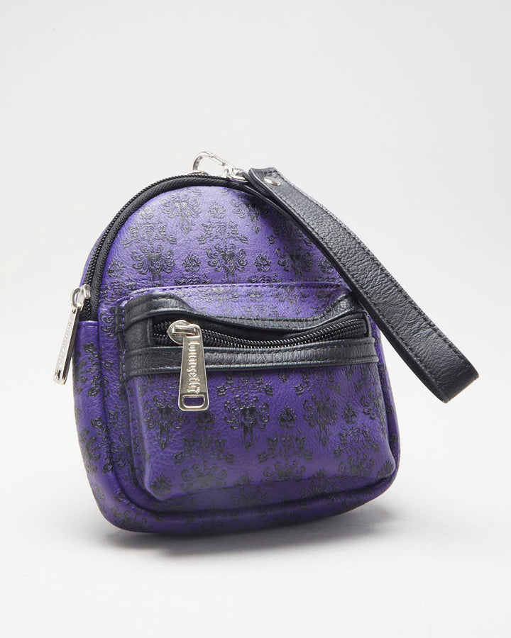 haunted mansion wallpaper mini backpack by loungefly Loungefly x Disney Parks Haunted Mansion Mini Backpack Clutch
