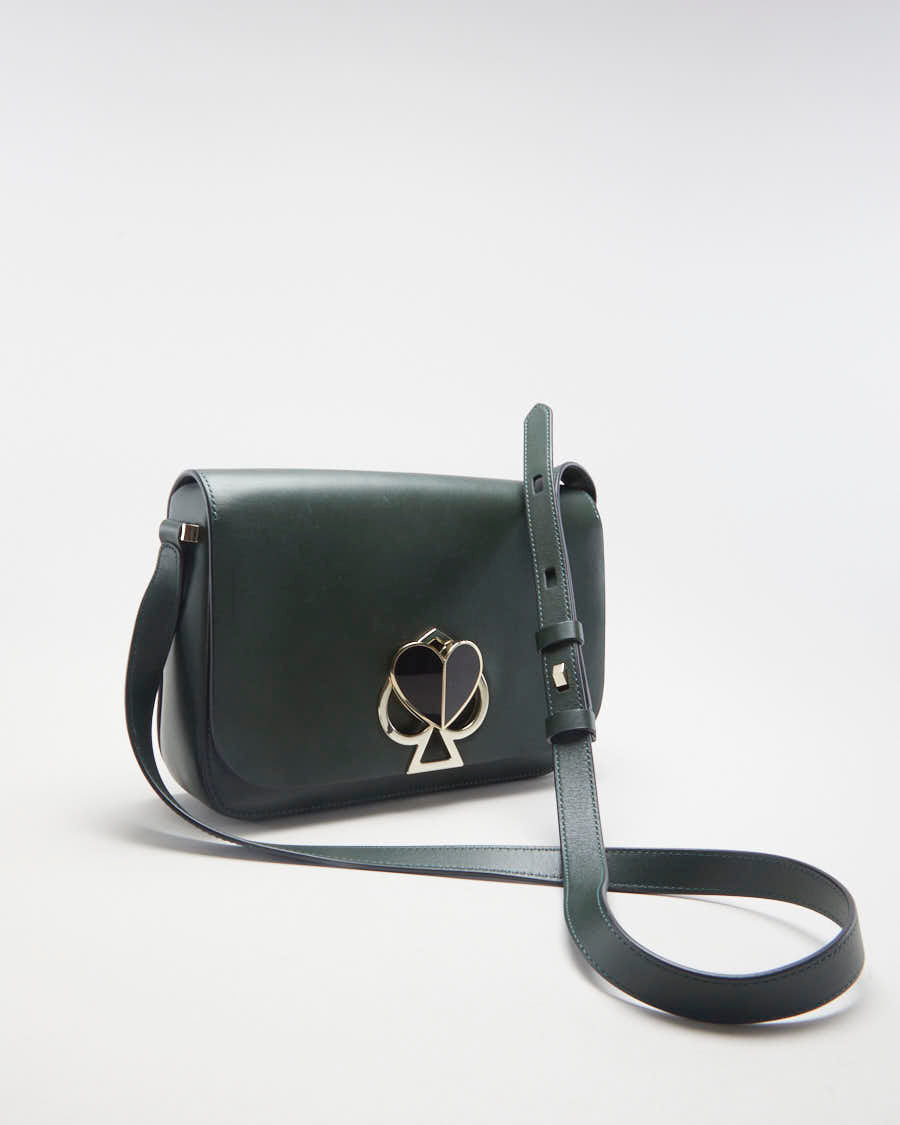Kate Spade Leather Heart Lock Cross Body Bag - O/S