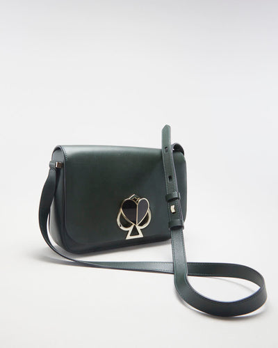 Kate Spade Leather Heart Lock Cross Body Bag - O/S