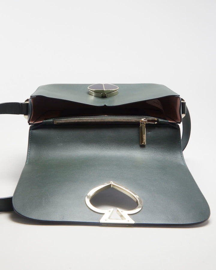 Kate Spade Leather Heart Lock Cross Body Bag - O/S