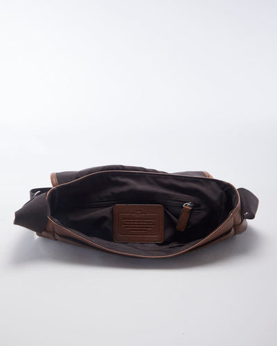 Coach Brown Leather Messenger Bag - O/S