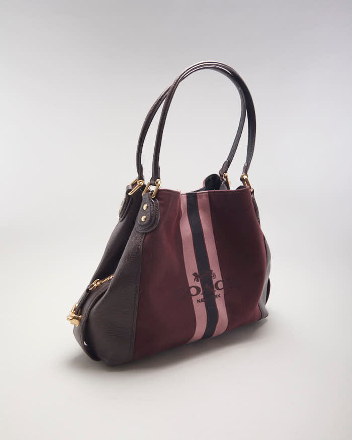 Coach Jaquard Edie Shoulder Bag