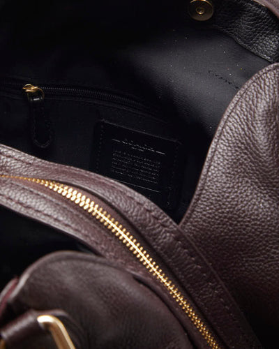 Coach Jaquard Edie Shoulder Bag