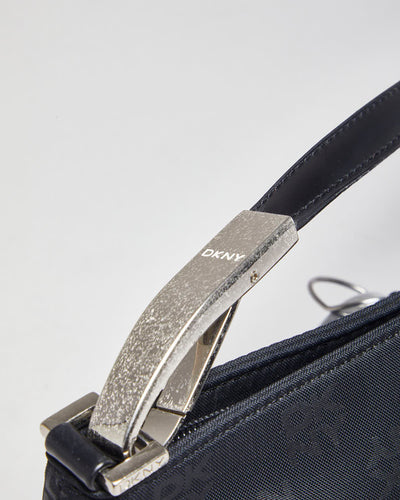 DKNY Black Monogram Mini Handbag