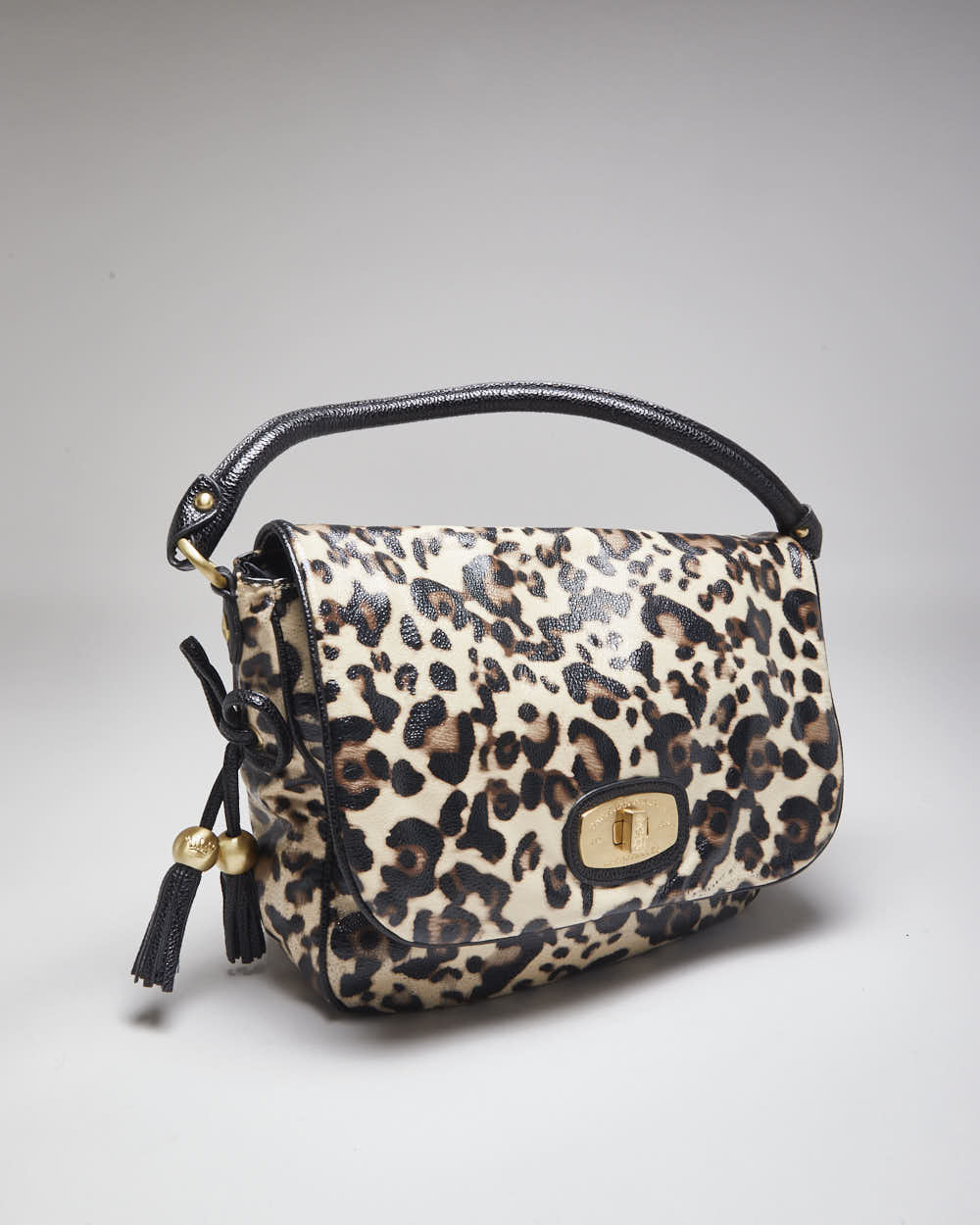 Y2k 00s Christian Audigier Leopard Print Handbag