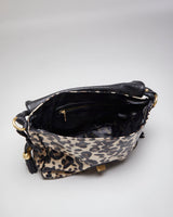Y2k 00s Christian Audigier Leopard Print Handbag