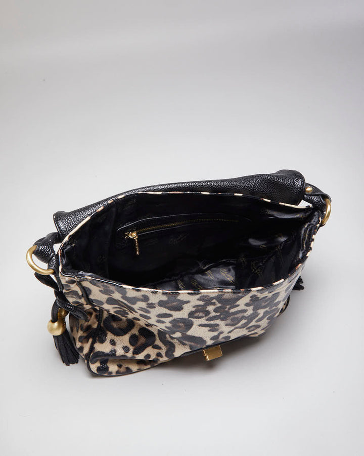 Y2k 00s Christian Audigier Leopard Print Handbag