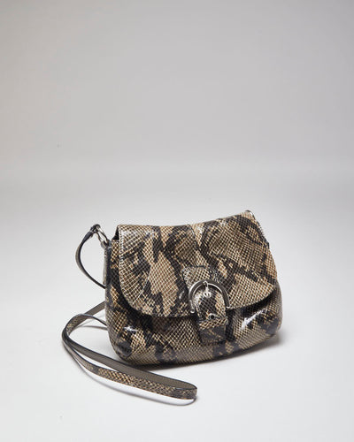 Coach Mini Snake Print Crossbody Bag