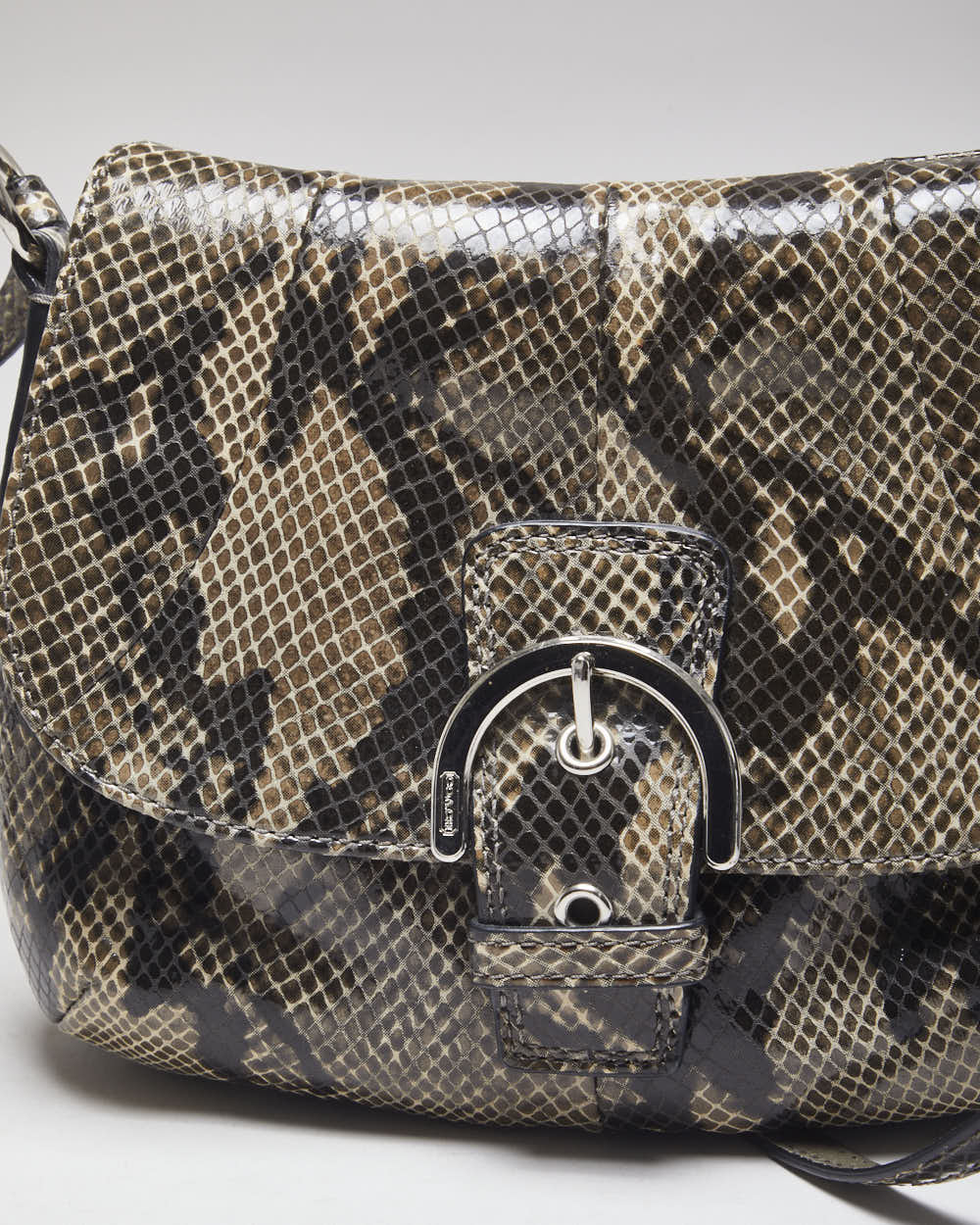 Coach Mini Snake Print Crossbody Bag