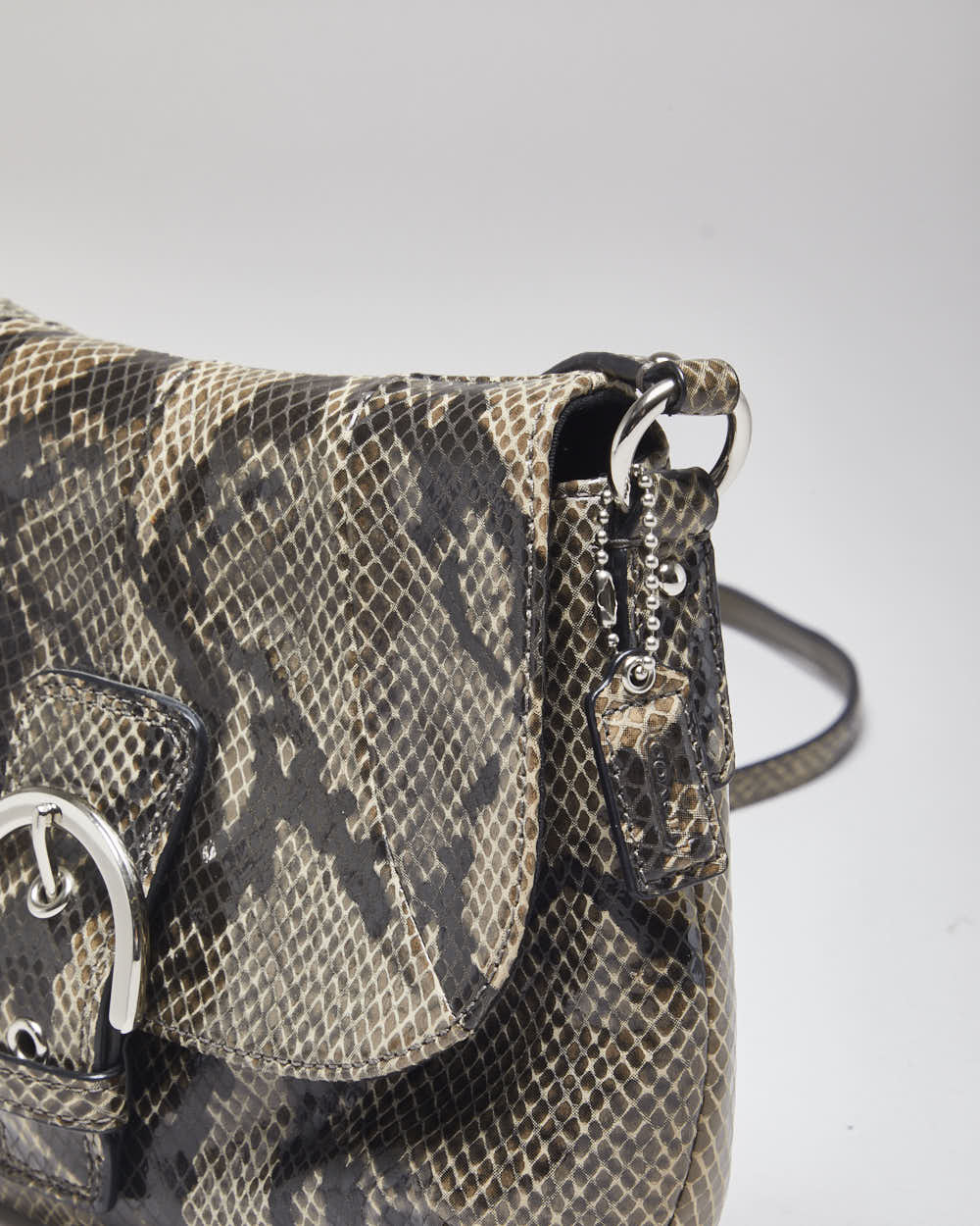 Coach Mini Snake Print Crossbody Bag