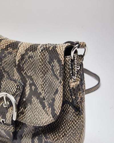Coach Mini Snake Print Crossbody Bag