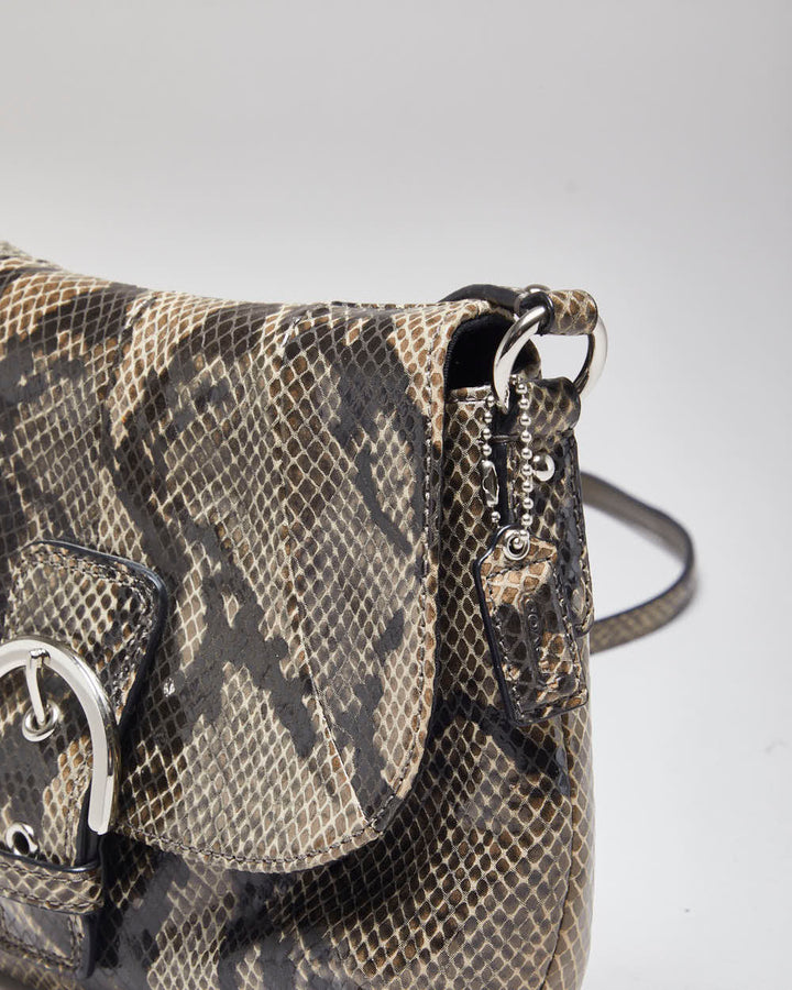 Coach Mini Snake Print Crossbody Bag