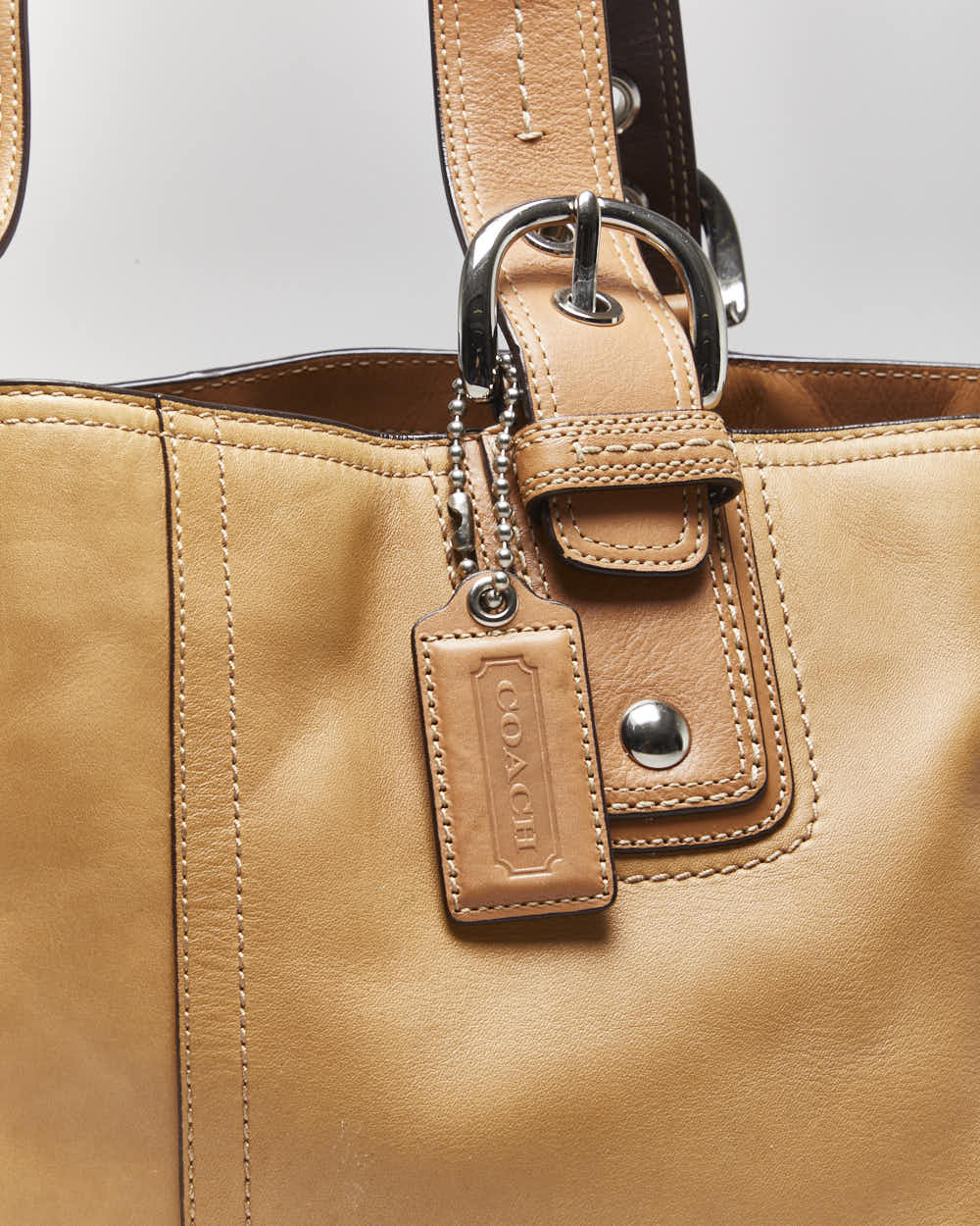 Vintage Y2k 00s Coach Leather Handbag