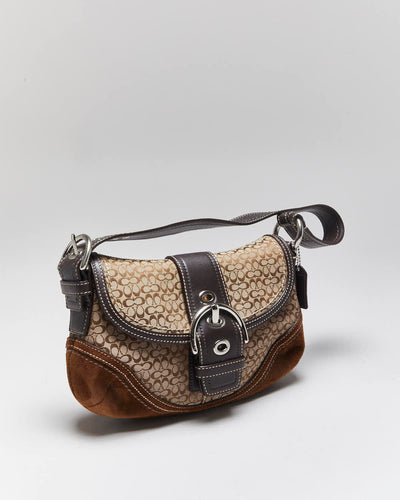 Vintage Y2k 00s Coach Monogram Mini Handbag