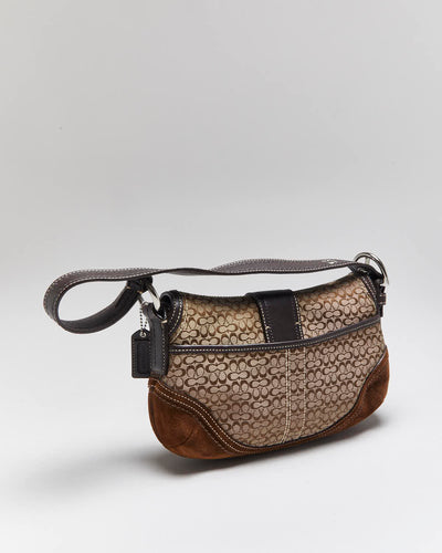 Vintage Y2k 00s Coach Monogram Mini Handbag