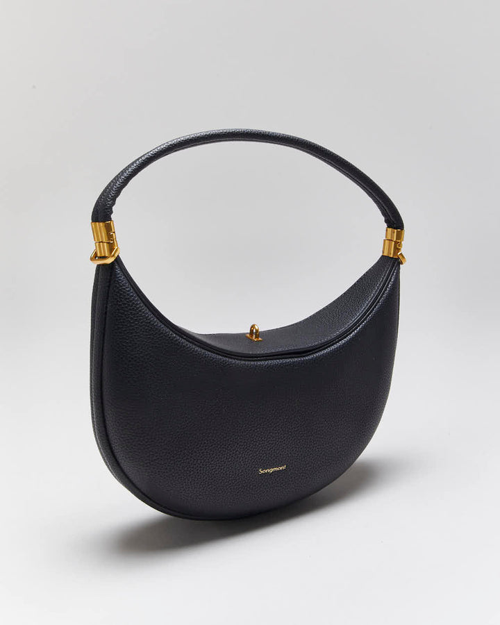 Songmont Black Leather Handbag
