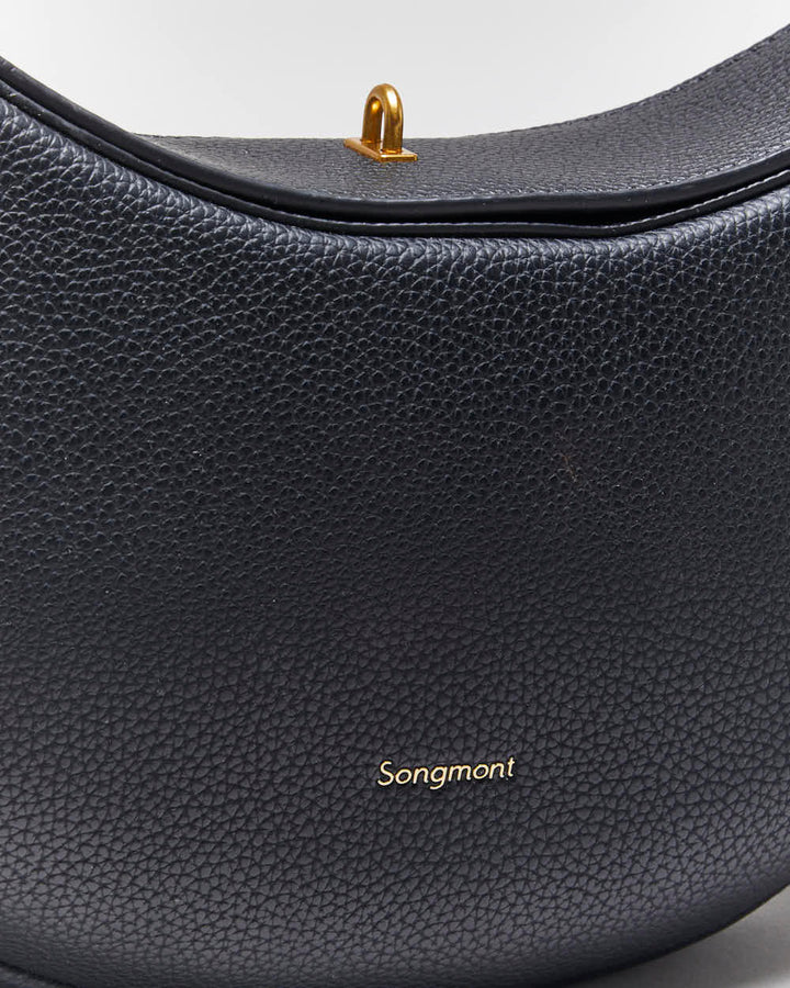 Songmont Black Leather Handbag