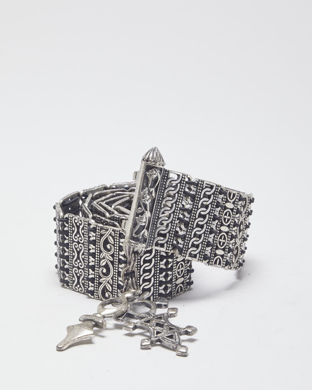 Vintage Silver Toned Chain Style Belt