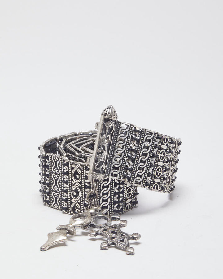 Vintage Silver Toned Chain Style Belt