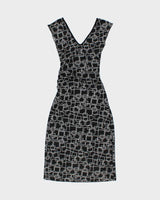 Vintage Y2k 2000s Le Chateau Ruched Side Wrap Style Mini Dress - XS