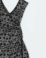 Vintage Y2k 2000s Le Chateau Ruched Side Wrap Style Mini Dress - XS