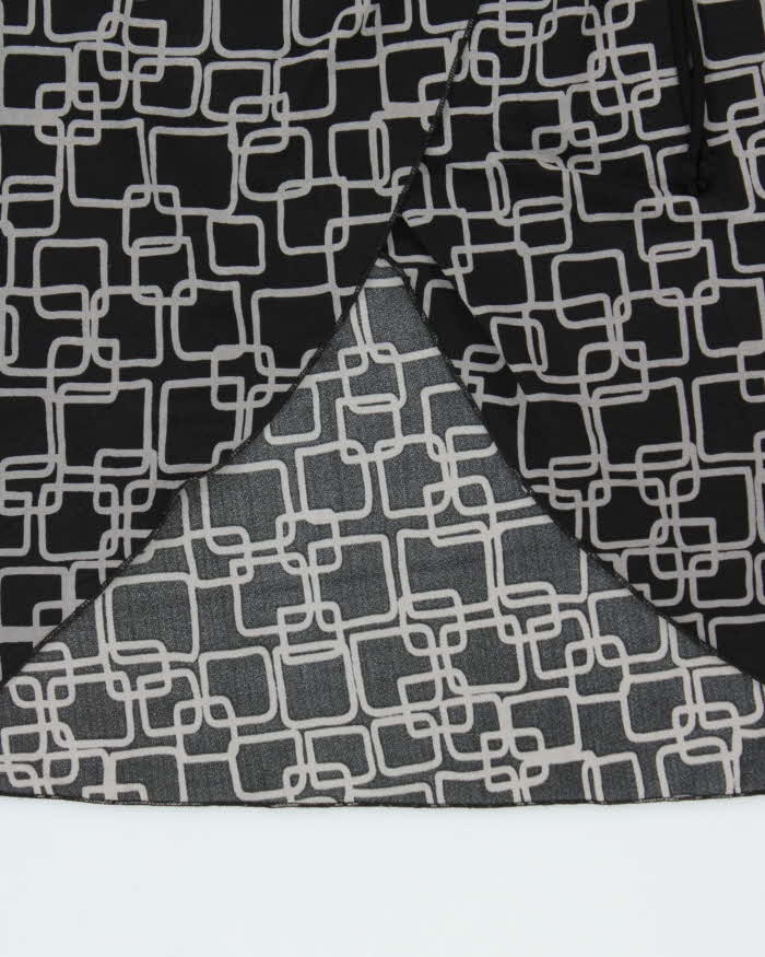 Vintage Y2k 2000s Le Chateau Ruched Side Wrap Style Mini Dress - XS