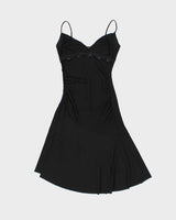 Vintage Y2k 2000s Capucino Flared Dress - M