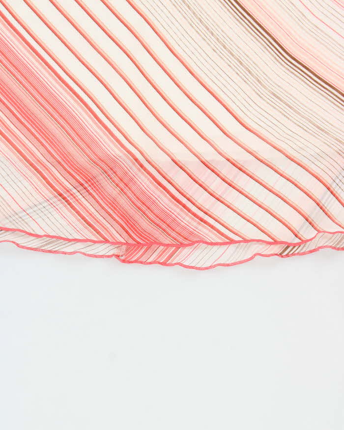 Vintage Y2k 2000s Speechless Horizontal Stripe Halter Neck Dress - M