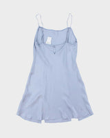 Vintage 1990s La Senza Silk Mini Slip Dress - S