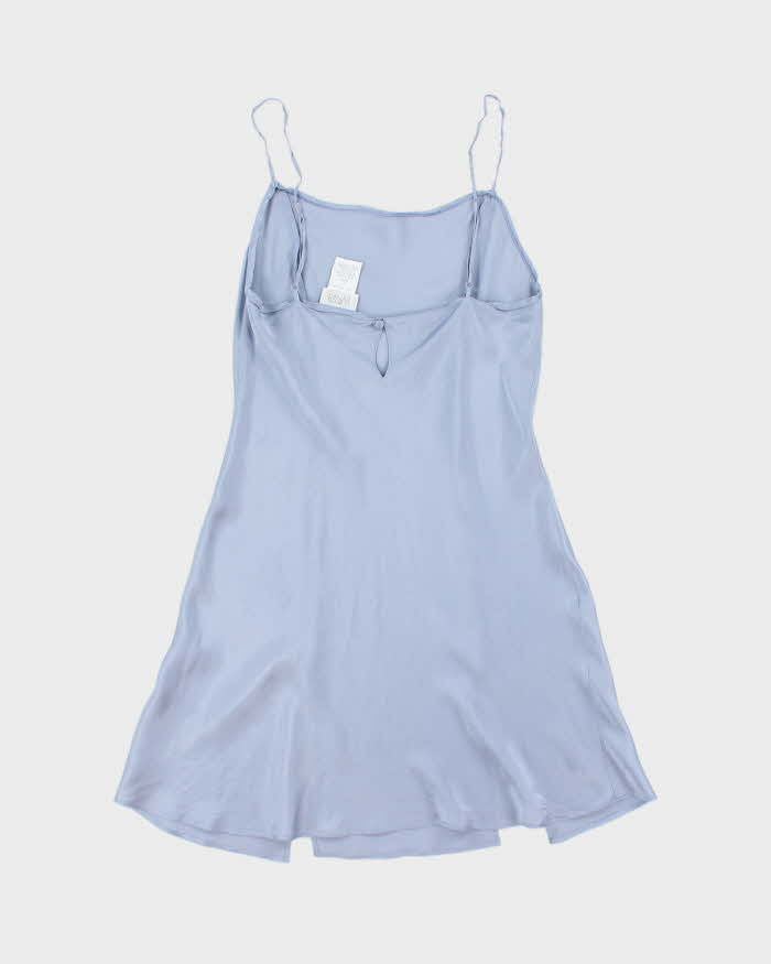 Vintage 1990s La Senza Silk Mini Slip Dress - S