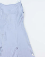 Vintage 1990s La Senza Silk Mini Slip Dress - S