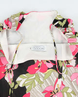 Vintage 1990s Moods By Cabrelli Cowl Neck Asymmetric Hem Dress - S