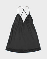 Vintage 2000s Victoria's Secret Satin Trim Mini Dress - M