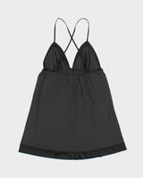 Vintage 2000s Victoria's Secret Satin Trim Mini Dress - M