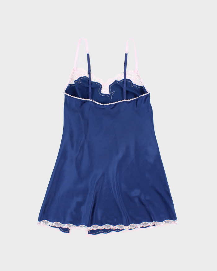 Vintage Y2k 2000s Victoria's Secret Satin Mini Slip Dress - XS