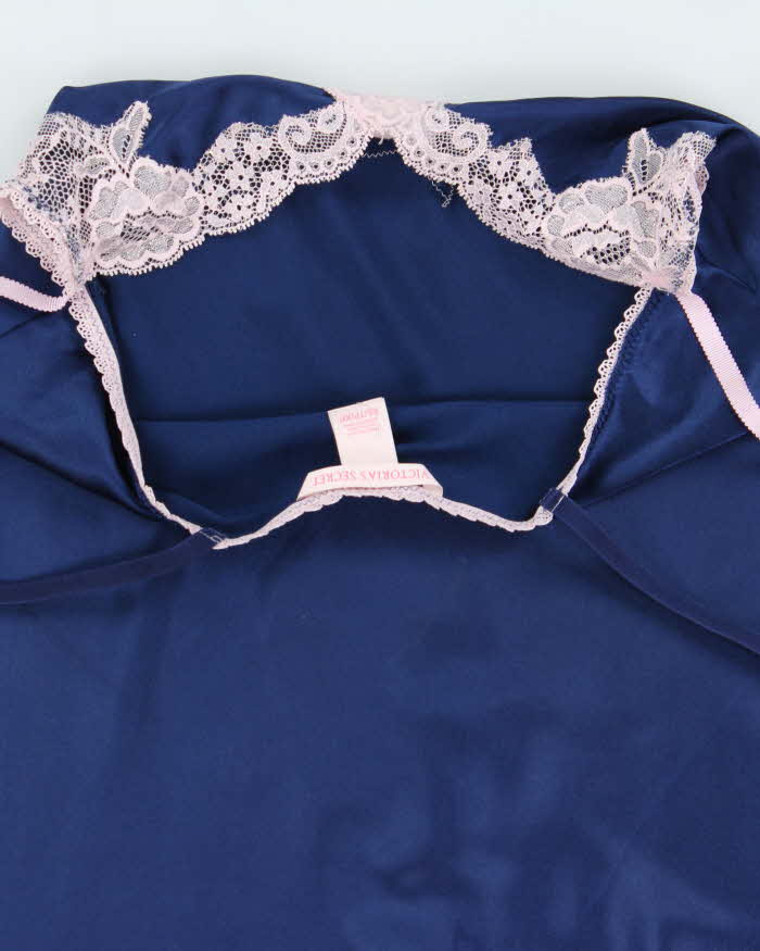 Vintage Y2k 2000s Victoria's Secret Satin Mini Slip Dress - XS